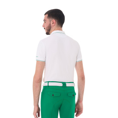 Polo d’équitation homme Equestro manches courtes – technique Polo d’équitation homme Equestro manches courtes – technique
