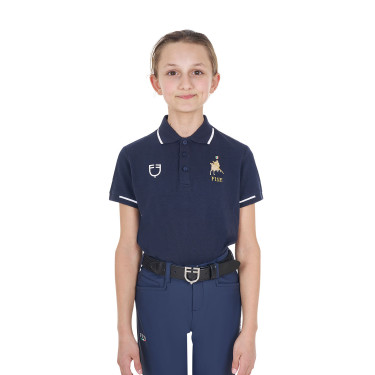 Polo d’équitation enfant technique Equestro x FISE