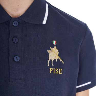 Polo d’équitation enfant technique Equestro x FISE