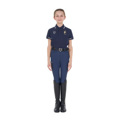Polo d’équitation enfant technique Equestro x FISE