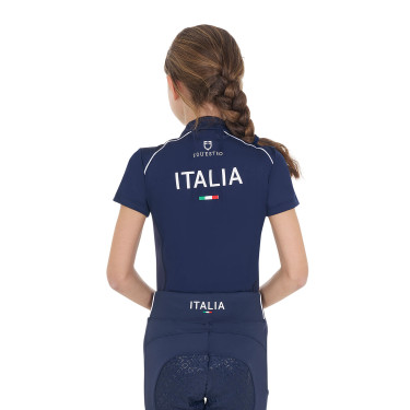Polo d’équitation enfant Equestro x FISE – respirant