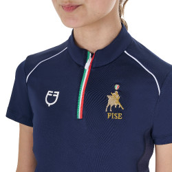 Polo d’équitation enfant Equestro x FISE – respirant