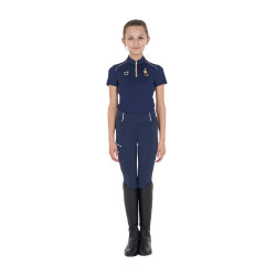 Polo d’équitation enfant Equestro x FISE – respirant