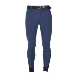 Pantalon d’équitation homme Equestro x FISE grip genoux Marine blazer Bleu marine Pantalon d’équitation homme Equestro x FISE grip genoux Marine blazer Bleu marine