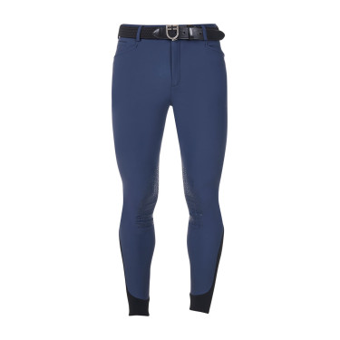 Pantalon d’équitation homme Equestro x FISE grip genoux Marine blazer Bleu marine Pantalon d’équitation homme Equestro x FISE grip genoux Marine blazer Bleu marine