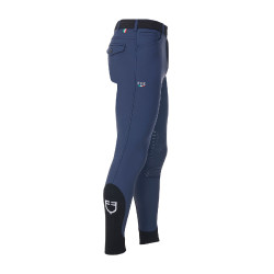Pantalon d’équitation homme Equestro x FISE grip genoux Marine blazer Bleu marine Pantalon d’équitation homme Equestro x FISE grip genoux Marine blazer Bleu marine
