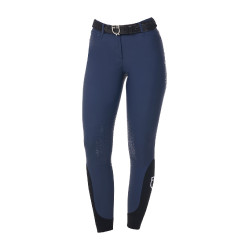 Pantalon d’équitation femme grip genoux Equestro x FISE