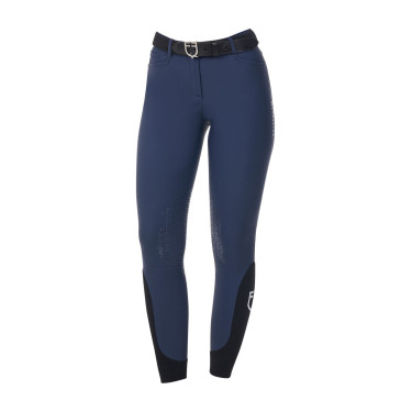 Pantalon d’équitation femme grip genoux Equestro x FISE