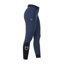 Pantalon d’équitation femme grip genoux Equestro x FISE