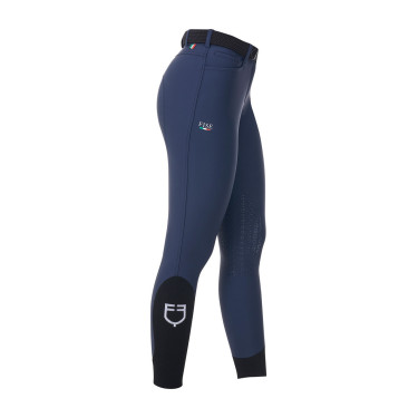 Pantalon d’équitation femme grip genoux Equestro x FISE
