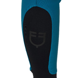 Pantalon d’équitation femme taille haute Equestro, grip genoux