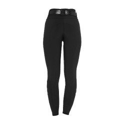Pantalon d’équitation femme Equestro grip genoux taille haute Noir Pantalon d’équitation femme Equestro grip genoux taille haute Noir