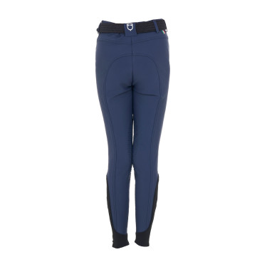Pantalon d’équitation enfant unisexe grip genoux | Equestro x FISE Pantalon d’équitation enfant unisexe grip genoux | Equestro x FISE