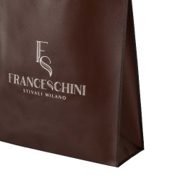 Moyen sac shopping Franceschini non-tissé (45×45×15 cm)