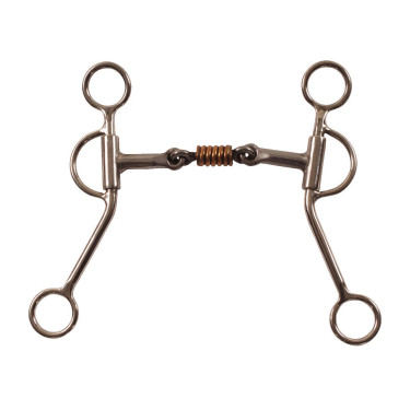 Mors d’équitation western inox double brisure Pool’s