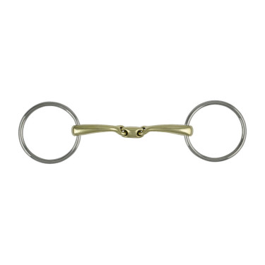 Mors d’équitation olive inox Pro Bits double brisure Mors d’équitation olive inox Pro Bits double brisure