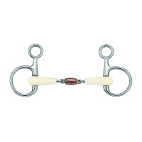 Mors Happy Mouth Baucher cuivre double brisure HB-2556 Mors Happy Mouth Baucher cuivre double brisure HB-2556