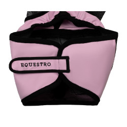 Masque anti-mouches Equestro avec logo frontal Bouquet orchidée Rose