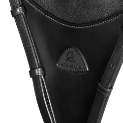 Attache bib de martingale équitation cuir Acavallo Attache bib de martingale équitation cuir Acavallo