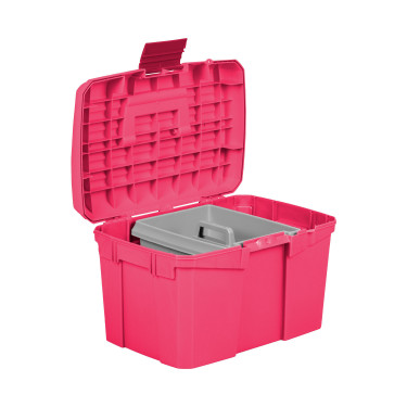 Mallette de pansage Umbria Equitazione 168 Raspberry Gris Mallette de pansage Umbria Equitazione 168 Raspberry Gris