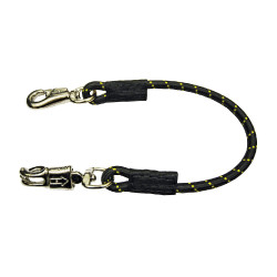 Longe d’attache élastique cheval à double mousqueton Longe d’attache élastique cheval à double mousqueton