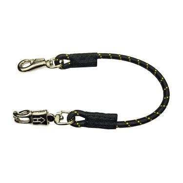 Longe d’attache élastique cheval à double mousqueton Longe d’attache élastique cheval à double mousqueton