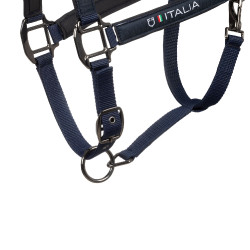Licol Equestro x FISE doublé et réglable Marine blazer Bleu marine