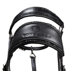 Licol en cuir Equestro anatomique Diamond Noir Licol en cuir Equestro anatomique Diamond Noir