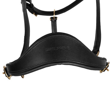 Licol cuir Supreme forme suédoise Noir