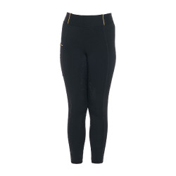 Legging fille Equestro doublé polaire Noir Legging fille Equestro doublé polaire Noir