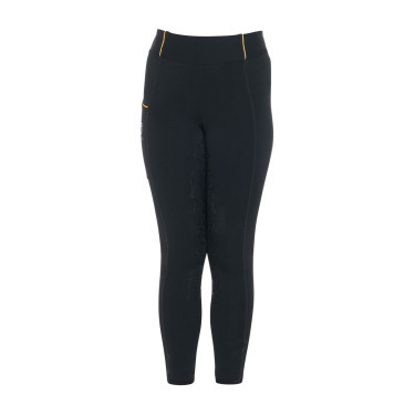 Legging fille Equestro doublé polaire Noir Legging fille Equestro doublé polaire Noir