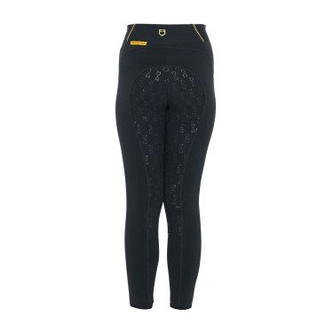 Legging fille Equestro doublé polaire Noir Legging fille Equestro doublé polaire Noir
