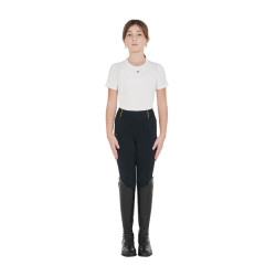 Legging fille Equestro doublé polaire Noir Legging fille Equestro doublé polaire Noir