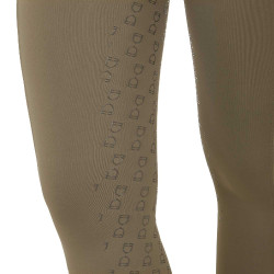 Legging femme Equestro taille haute avec passants de ceinture Walnut Marron