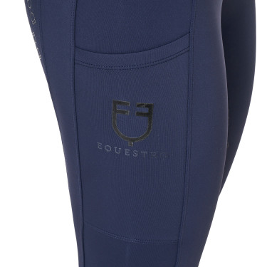 Legging femme Equestro taille haute avec passants de ceinture Marine blazer Bleu marine Legging femme Equestro taille haute avec passants de ceinture Marine blazer Bleu marine