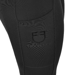 Legging femme Equestro taille haute avec passants de ceinture Noir Legging femme Equestro taille haute avec passants de ceinture Noir