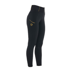 Legging femme Equestro léger coupe slim Noir Legging femme Equestro léger coupe slim Noir
