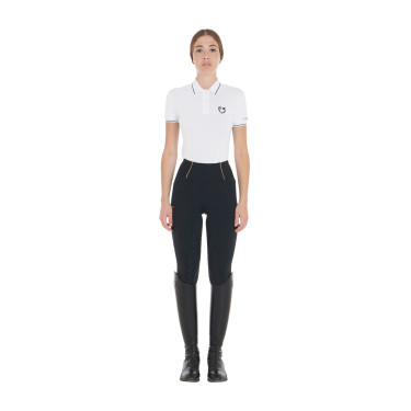 Legging femme Equestro léger coupe slim Noir Legging femme Equestro léger coupe slim Noir