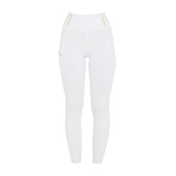 Legging femme Equestro léger coupe slim Blanc