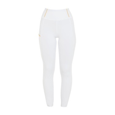 Legging femme Equestro léger coupe slim Blanc