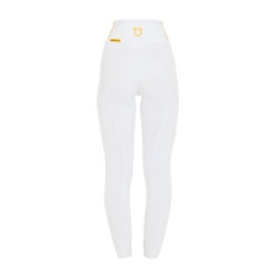 Legging femme Equestro léger coupe slim Blanc