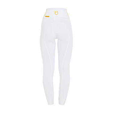 Legging femme Equestro léger coupe slim Blanc