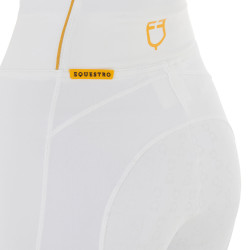 Legging femme Equestro léger coupe slim Blanc