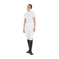 Legging femme Equestro léger coupe slim Blanc