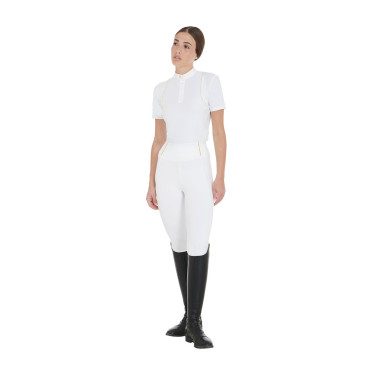 Legging femme Equestro léger coupe slim Blanc