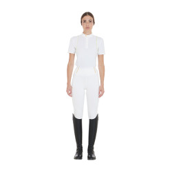 Legging femme Equestro léger coupe slim Blanc