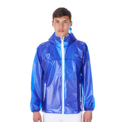 Imperméable unisexe Equestro x FISE Bleu de savoie