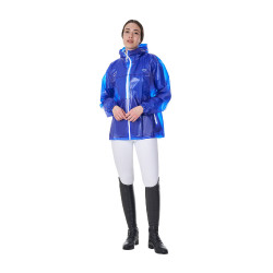 Imperméable unisexe Equestro x FISE Bleu de savoie
