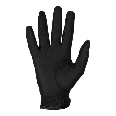Gants d’équitation unisexes Equestro en cuir synthétique