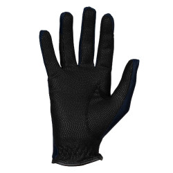 Gants en tissu technique Equestro X FISE Marine blazer Bleu marine